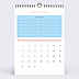 Calendrier photo Color Blocks Décembre