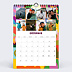 Calendrier famille Cosmic folk - Leona Rose x Popcarte Décembre