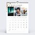Calendrier photo Fleurs aquarelle Décembre