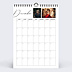 Calendrier photo Organiseur perpétuel basique Décembre