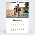 Calendrier photo Photo Mi-Page Blanc (13 Photos) Décembre