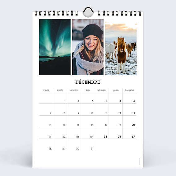 Calendrier famille Polaroid (35 Photos)