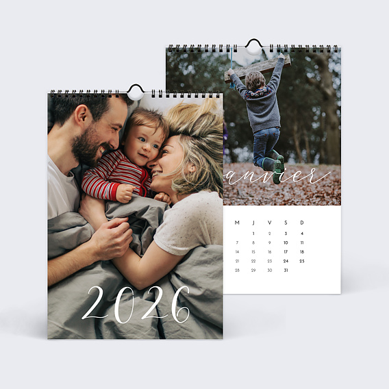 Calendrier famille Calligraphie (13 Photos)