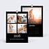 Calendrier famille Multiphotos Noir (26 Photos)
