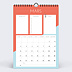 Calendrier photo Monthly planner Mars