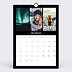 Calendrier famille Polaroid Noir (35 Photos) Décembre