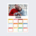 Calendrier famille Poster Coloré