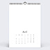 Calendrier famille Modèle 100% personnalisable