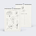 Calendrier famille Fleurs Minimalistes