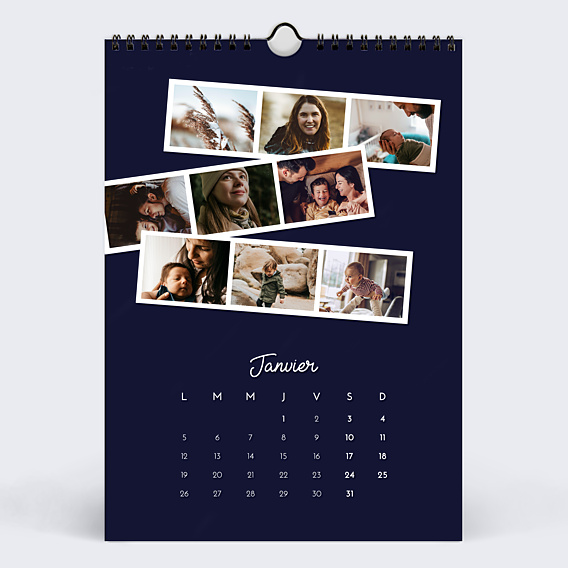 Calendrier famille Homemade (23 Photos)