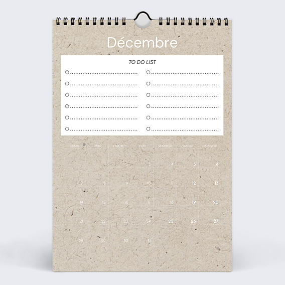 Calendrier famille Astuces pour la planète