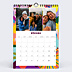 Calendrier famille Cosmic folk - Leona Rose x Popcarte