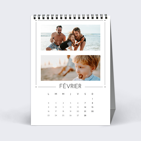 Calendrier famille Design (23 Photos) Février