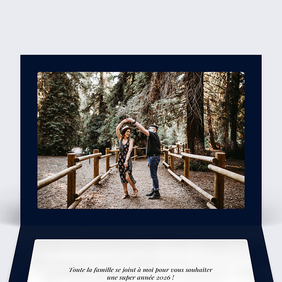 Calendrier famille Jolis Souhaits (3 Photos) Intérieur Gauche