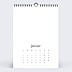 Calendrier famille Modèle 100% personnalisable
