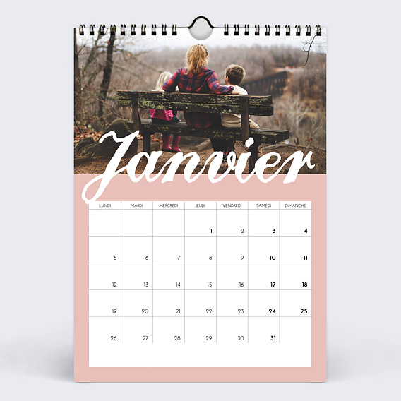 Calendrier famille Warmy (13 Photos)  Janvier