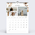 Calendrier photo Fleurs aquarelle Avril