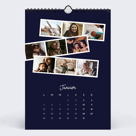 Calendrier famille Homemade (23 Photos) Janvier