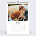 Calendrier famille Multiphotos Blanc (26 Photos)