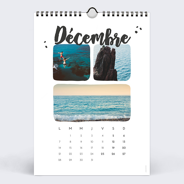 Calendrier Encre (25 Photos) Décembre