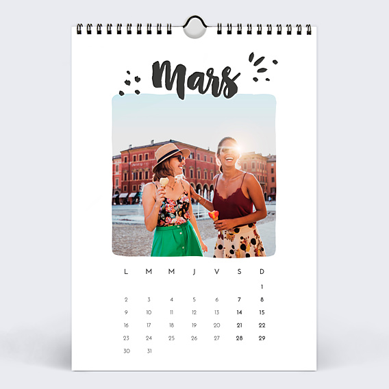Calendrier famille Encre (25 Photos)
