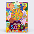 Calendrier famille Cosmic folk - Leona Rose x Popcarte