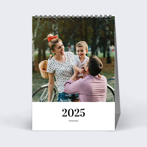 Calendrier photo Photo Mi-Page Blanc (13 Photos)
