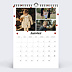 Calendrier famille Calendrier Cœurs
