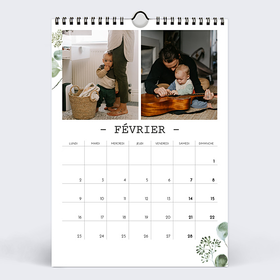 Calendrier famille Végétal
