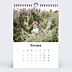 Calendrier famille Photo Mi-Page Blanc (13 Photos)