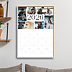Calendrier famille Poster Multi-photos Portrait