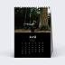 Calendrier photo Photo Mi-Page Noir (13 Photos) Avril