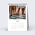 Calendrier photo Photo Simple Blanc (13 Photos) Avril