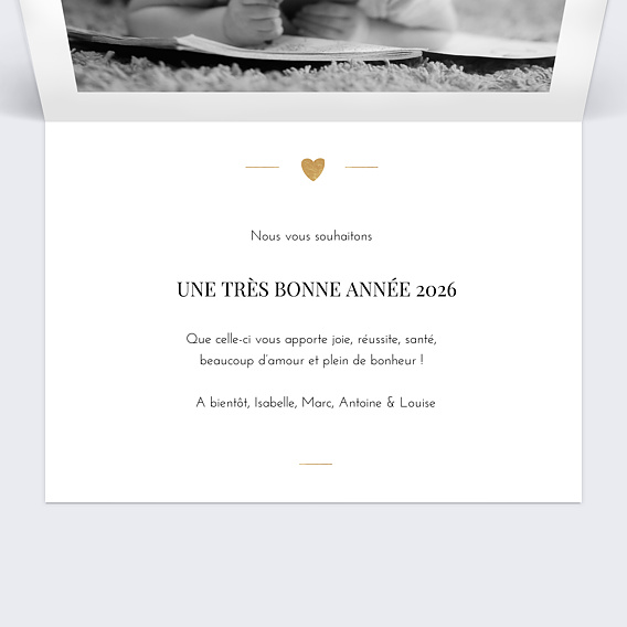 Calendrier famille Jeu Typographique (5 Photos) Intérieur Droit