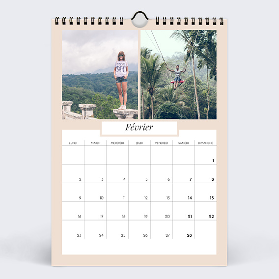 Calendrier famille Etiquette (34 Photos) Février