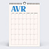 Calendrier famille Organiseur perpétuel coloré