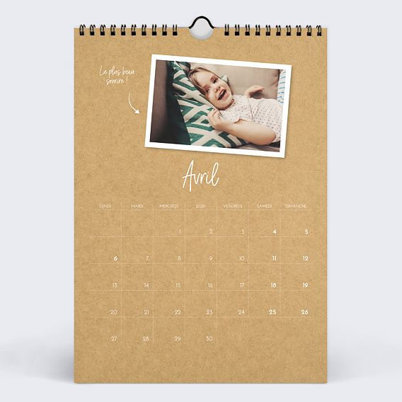 Calendrier famille Photomaton (27 Photos) Avril