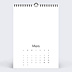 Calendrier famille Modèle 100% personnalisable