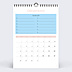 Calendrier famille Color Blocks