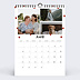 Calendrier famille Calendrier Cœurs Avril