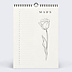 Calendrier famille Fleurs Minimalistes