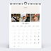 Calendrier famille Photos Rectangles