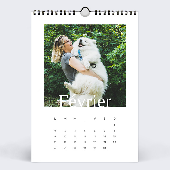 Calendrier famille Typographie Bâton (19 Photos)