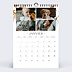 Calendrier famille Fleurs aquarelle