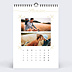 Calendrier famille Typographie Ocre (21 Photos)