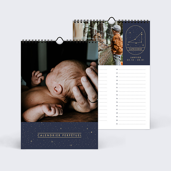 Calendrier famille Perpétuel Astrologie