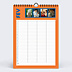 Calendrier famille Organiseur familial de 4