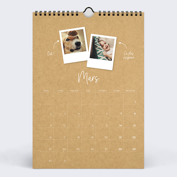 Calendrier Photomaton (27 Photos) Mars