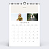 Calendrier famille Editorial Elegant Février