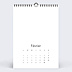 Calendrier famille Modèle 100% personnalisable